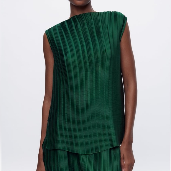 ZARA COLLECTION PLEATED SHIRT - Picture 10 of 16